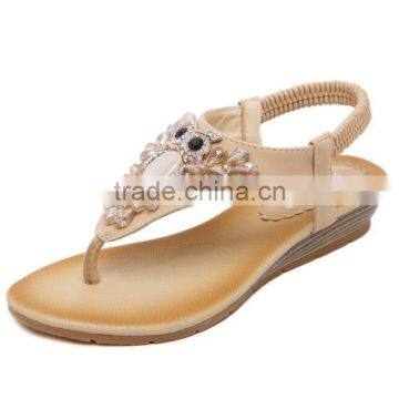 Zm50220b 2017 Europe Rosary Sandals Women Plus Size Lady Toe Shoes photo-2