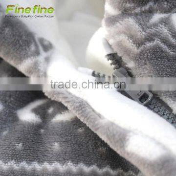 Long-Sleeved Cotton One Piece Winter Design Smocked Baby Romper photo-2