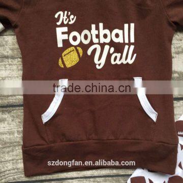 Fooball Kids Clothes Baby Boy Hoodie Outfits 2 Pcs 2016 Winter Clothes For Children photo-3