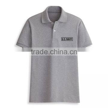 Bulk US Navy Fashion Embroidery Man New Design Wholesale Military T Shirt photo-4