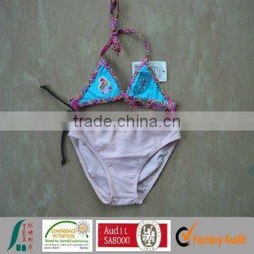 New Pattern Hot Sale Little Girls Bikini Swimwear Suit photo-4