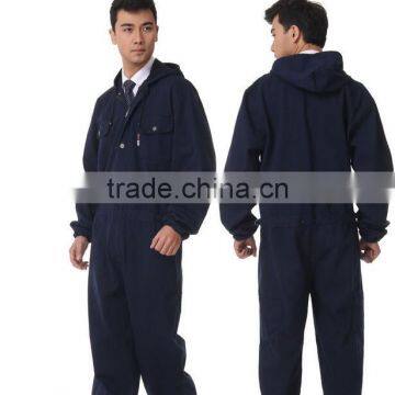 Custom Long Sleeve Mens Industrial Breathable Worker's Blue Overalls Wholesale photo-5