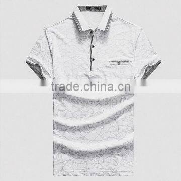 2016 New Mens Short Sleeve 100% Cotton Collar Polo Shirt/T-Shirt Wholesale photo-5