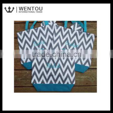 Wholesale Custom Chevron Tote Bag photo-5
