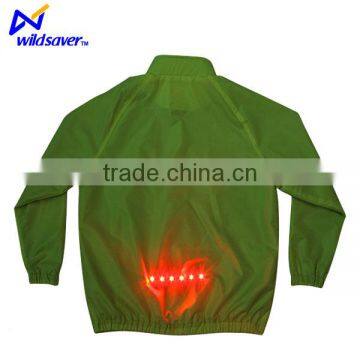 USB Rechargeable Flashing Safety Cycling Sports Long Sleeve Jacket photo-4