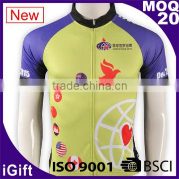 Wholesale Custom Embroidery design cheap china cycling clothing