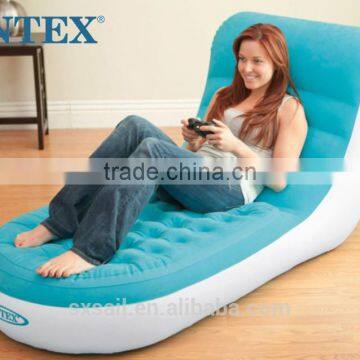 INTEX Blue Flocking Single Deck Chair