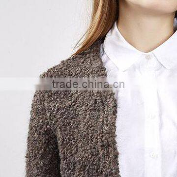 2017 Latest European Style Ladies Handmade Knitting Sweater Cardigan for Wholesale photo-5