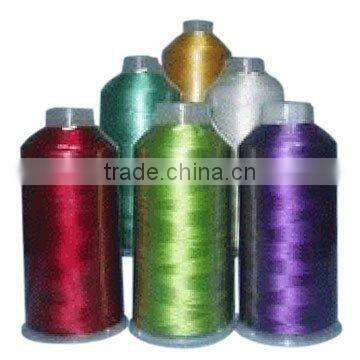 100% polyester super shine color sewing thread at competative price