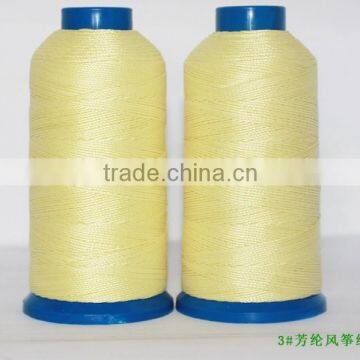 High tenacity aramid spun sewing thread