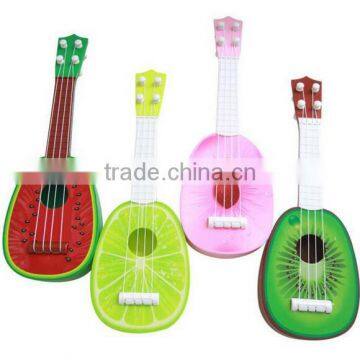 Children Early Educational Musical Toys Plastic Fruit Guitar Ukulele Playing Music Toy Gifts for Kids