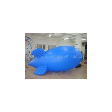 Hot Welding Advertising Inflatables blue blimp for promotion with factory price