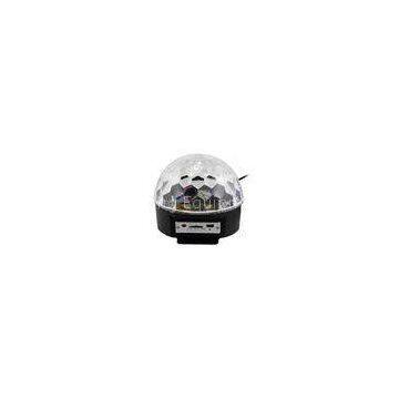 RGB Crystal Magic Ball with SD and USB LED Disco Lights for X\'mas Dance Party