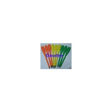 Mixed colour plain Plastic Golf Pencils