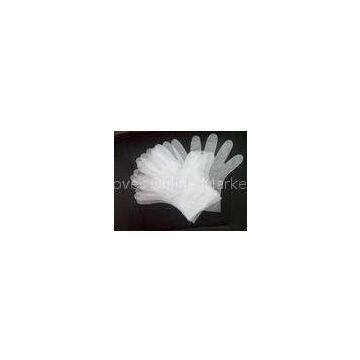 Clear large phthalate free Disposable Poly Gloves adequate thickness
