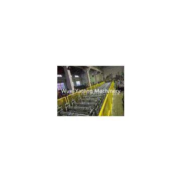 Galvanized Steel Floor Deck Roll Forming Machine 28 Roller Station Customised Size