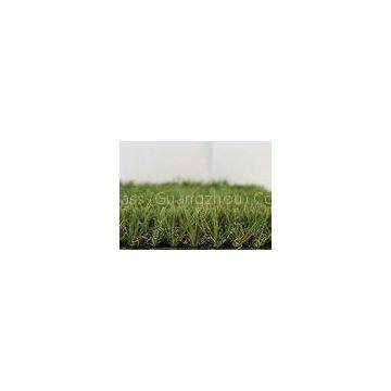 Latex Coating Durable Garden / Swimming Pool Artificial Grass For Home Lawns