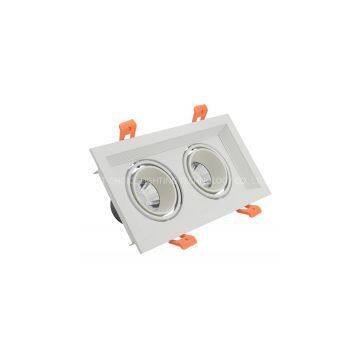 New high lumen, high CRI COB integrated Grille light 2*8W