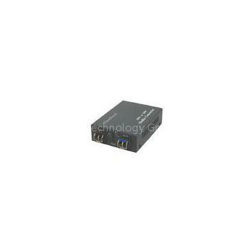 Single Mode 10G Media Converter 1.25Gbps , Optical To Electrical Converter