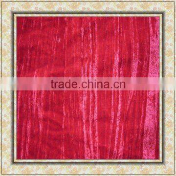 100% polyester crushed stripe woven velvet /woven fabric