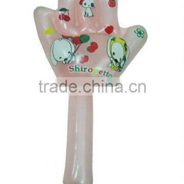 New tape hand shape hammer pvc toys,school children like inflatable cartoon toys