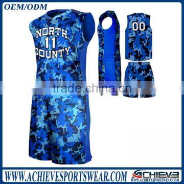 Wholesale custom blank cheap youth basketball uniforms for men