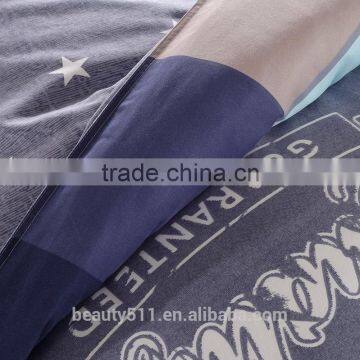 Hot Sale Cotton or Cotton Blended Jacquard or Plain Bed Sheet Quilt Bedding Set for Hotel Use BS376 photo-4