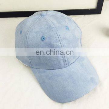 wholesale custom suede baseball cap hats