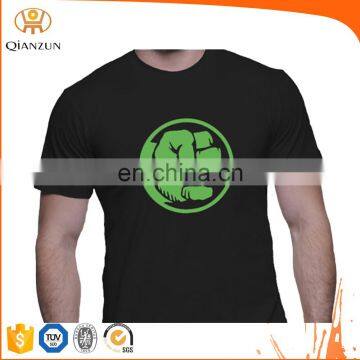 Custom Black T shirt Printing Heat Transfer T shirt