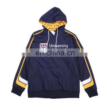 Custom victoria university oversize thick winter fleece hoody for man