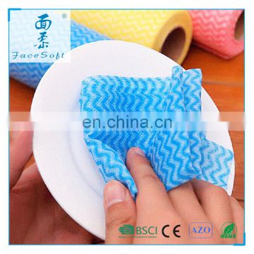 2017 High quality Disposable Spunlace Nonwoven wipes