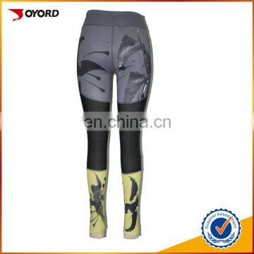 sublimation tight spandex leggings custom sexy women compression yoga pants