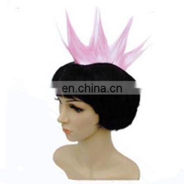 MPW-0509 festival club party theme pink punk wig for halloween carnival