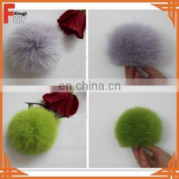 dyed fox fur ball for hat
