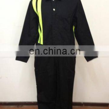 Black OEKO-TEX 100 certification polyester/cotton coverall