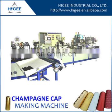 plastic champagne bottles cap making machine