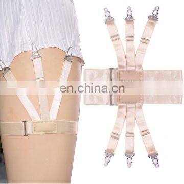 factory Hot sale fashion suspenders garters shirt garters mens shirt stays