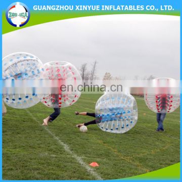 Good surface quality inflatable soccer bubble ball foreign kids games