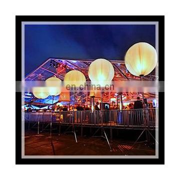 Party inflatable giant balloon tripod ball,outdoor christmas lighted balls,inflatable ball with led light for sale