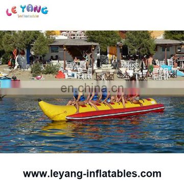 Double tube inflatable banana boat towable / inflatable water banana boat