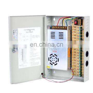 18 Channel CCTV Centralized Power Supply Industrial 360W 30A CE ROHS Certification