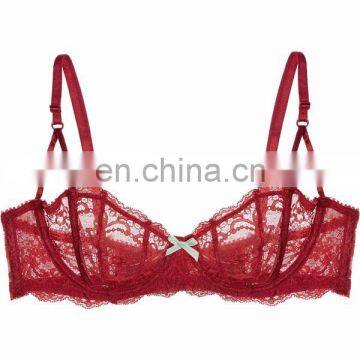 body shaped ladies transparent bra /girls sexy nipple bra