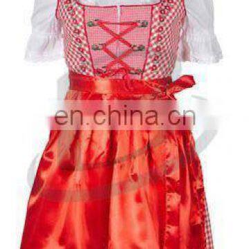 Octoberfest spring women dirndls,3 pcs silk girlss dirndls,daren dirndl Mini Dirndl (Bavarian Dirndl)