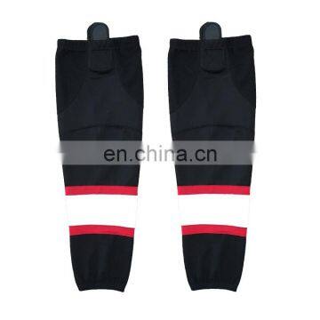 Colorful Black Mesh Ice Hockey Socks