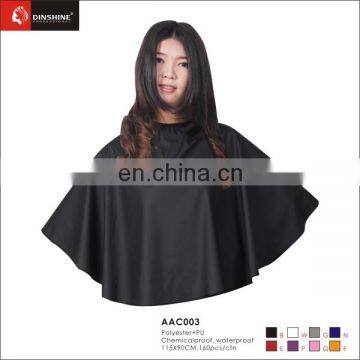 new product polyester +PU hair cutting cape shampoo cape for salon