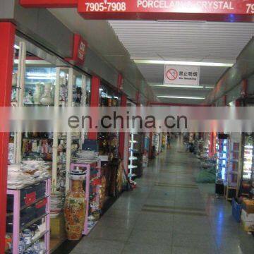 porcelain&crystal part of first section Yiwu Market purchasing agent