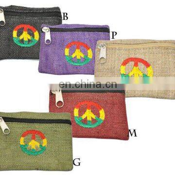 Rasta peace coin purse