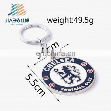 Wholesale Zinc Alloy Custom Round Shape Metal Keychain photo-3
