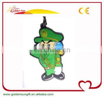 Cartoon PVC Soft Rubber Souvenir Custom Silicon Key Holder