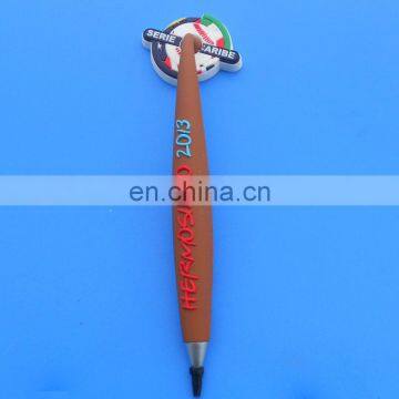 Serie Del Caribe Embossed Baseball Design PVC Pen